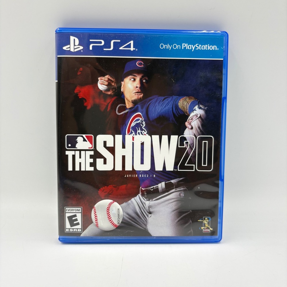Sony MLB The Show 20 Video Game PS4 Javier Baez Cover 3003698-AC
